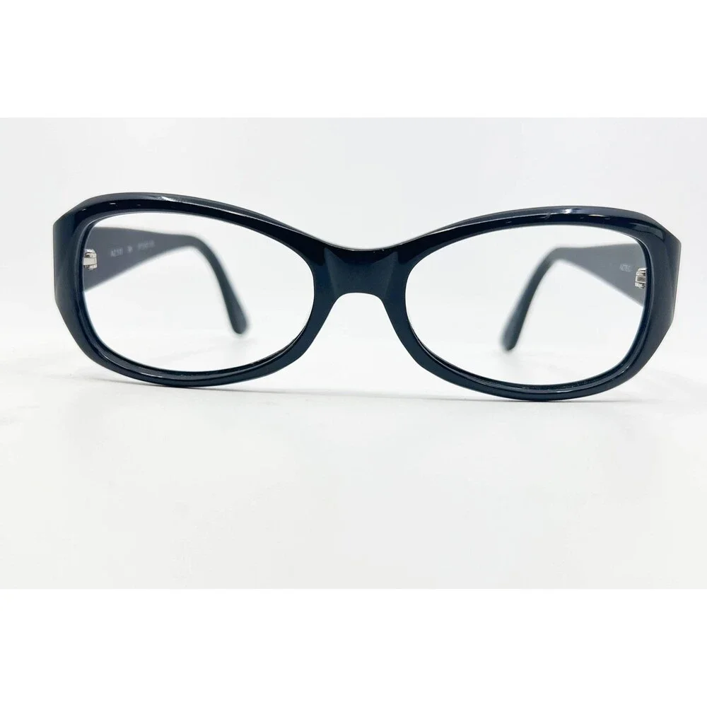 Aztec Eyeglasses Frames Womens Black Cat Eye AZ 530 57-18-130